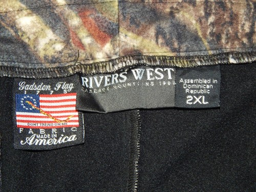 RIVERS WEST ranger ATP all terrain waterproof MOSSYOAK BREAKUP pants XXL 2XL - Picture 8 of 10