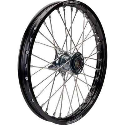 Wheel Assembly - SX-1 - Complete - Front - Black/Gray Hub - 17x1.4 MF-14017-BKGY