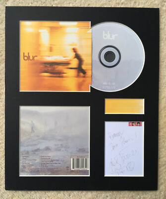 BLUR - Signed Autographed - BLUR - Album Display