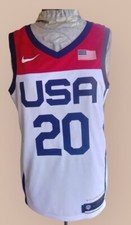 Nike USA Olympics 2020 Jersey Home Authentic Vaporknit White 