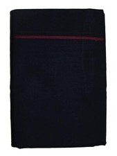 Indian Men's Large Sarong Lungi Dhoti Black Color 100 Cotton Fabric Night Ware