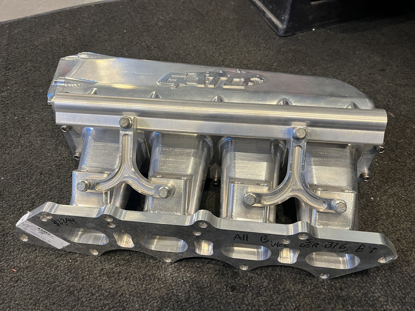 Gato Billet B Series Intake Manifold 8 Injector for 90mm TB B16A B17A