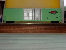 DTI DOUBLE DOOR BOX CAR BY IHC/MEHANO IN HO SCALE FACTORY ORIGINAL NEW AND RARE