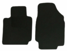 Veloursfußmatten für Nissan Micra III K12 Bj. 2003 - 2010 NEU VORNE SCHWARZ PREM