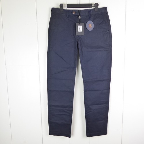 Ted Baker Hose Herren Gr. 32R (32"/30") Slim Fit Chino Business Freizeit Karriere Neu mit Etikett