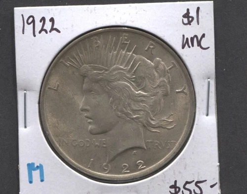 1922-Peace Dollar- UNC