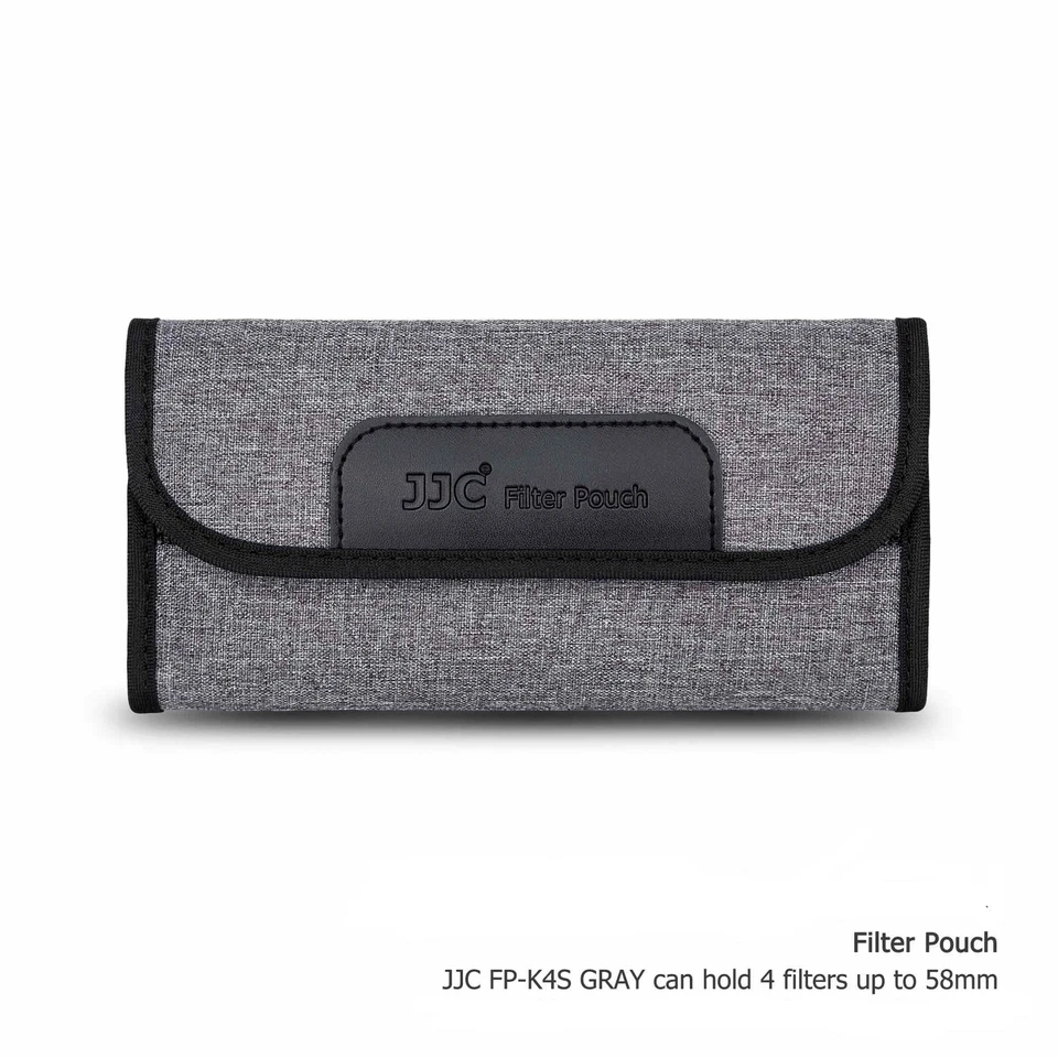4 Slots Camera Lens Filter Case Pouch for UV CPL ND Filter Storage 55mm 58mm - Image 3 of 4