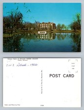 Fulton, MO-Missouri, William Woods College Lake Reflection View Vintage Postcard