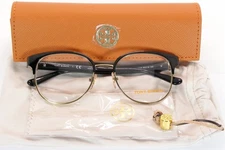 TORY BURCH TY 1054 3100 Shiny Black /Gold EYEGLASSES GLASSES FRAME 50-18-140 mm