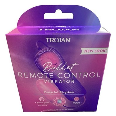 Trojan Bullet Remote Control Vibrating Bullet Personal Massager