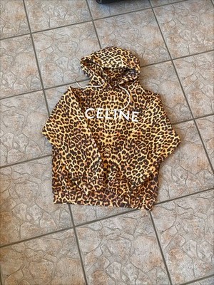 Celine Leopard Hoodie Grail M Rare 