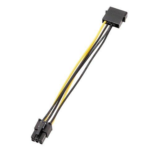 Durable 6Pin to 4Pin Male Power Supply Cable 18AWG 34/0.16TS Power Cord - Photo 6/7