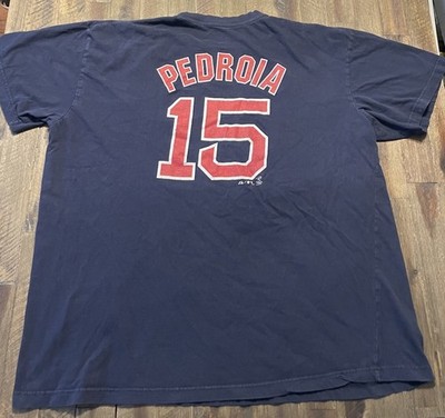 Boston Red Sox Dustin Pedroia #15 Player T-Shirt Majestic MLB 