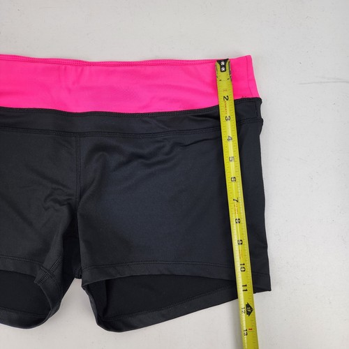 Jillian Michaels Impact Womens XL Be Awesome Black & Hot Pink Fitness Gym Shorts - Picture 10 of 10