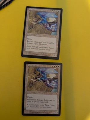 Dawn Elemental x2 rare Magic the Gathering 2 Karten. Geißel