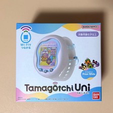 Tamagotchi Uni Prism White Premium Bandai Limited Color from Japan.