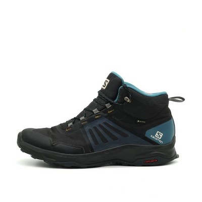 Salomon Herren 416571 Wanderschuhe Schwarz/Blau Mittelhoch Contagrip EU 44