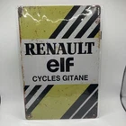 Renault Elf Cycles Gitane Tin Sign Vintage Racing Garage Wall Decor 12x8