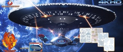 1/2500 Scale U.S.S. Enterprise NCC-1701-D Detailing Enhanced Set 
