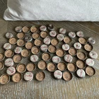 Vintage Lot Of 63 Coca Cola Bottle Caps With Cork