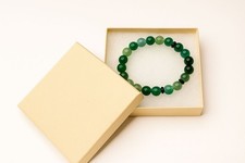 Gift Agate Beaded Bracelet Natural Stone Healing Energy Crystal Stretch Handmad