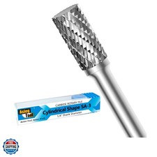 SA-3 Tungsten Carbide Burr Rotary File Cylindrical Shape Double Cut for Die G...