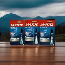 3 LOCTITE Glass Super Glue CLEAR Dishwasher Safe Metal Stained Tinted 233841
