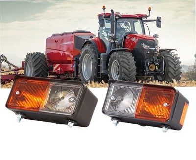 12-24V Halogen Headlight Kit with Indicator for Tractor & Commercial Vehicle
