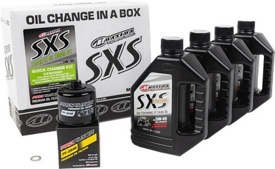 MAXIMA RACING OIL SXS Synthetic Oil Change Kit - Kawasaki Teryx - 5W40