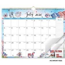 Calendar 2026-2027 - Wall Calendar 2026-2027, 18 Months Wall Calendar from