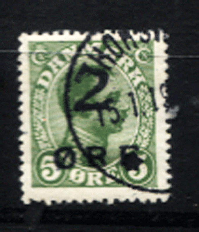 🦋🦋Cheap! Faroe Islands 1919 #1 used VF Excellent Genuine Condition Sc$475.00