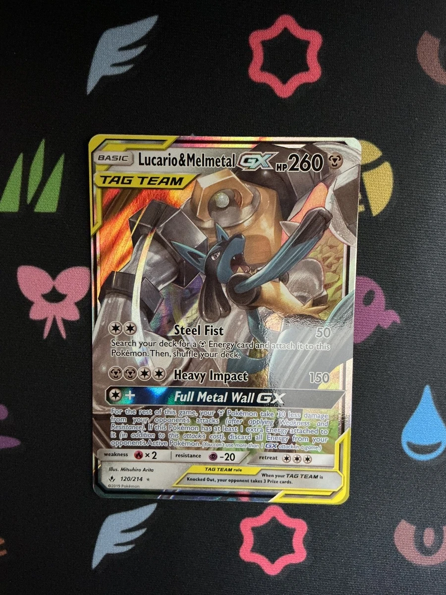 Lucario & Melmetal GX 120/214 Sm-Unbroken Bonds for sale | eBay