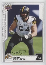 2020 Upper Deck CFL Chris Van Zeyl #20 0ka5