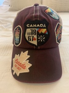 Canada tourist hat / cap ￼eat. 1867 used great condition.  