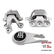 Engine Motor Mount Transmission Mount Compatible with Malibu 1.5L L4 2016
