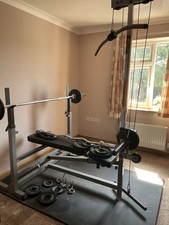 Home multi-function bench with Preacher Curl - Open to offers!