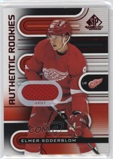 2022 Upper Deck SP Game Used Authentic Rookies Red Jersey Elmer Soderblom 0r0m