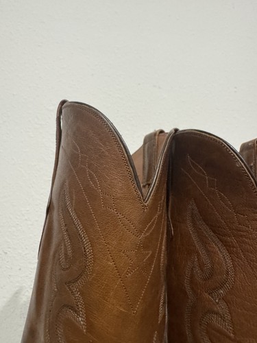 Black Jack Cowboy Boots Mens 10.5 D Full Quill Ostrich B298 64 - Picture 7 of 21