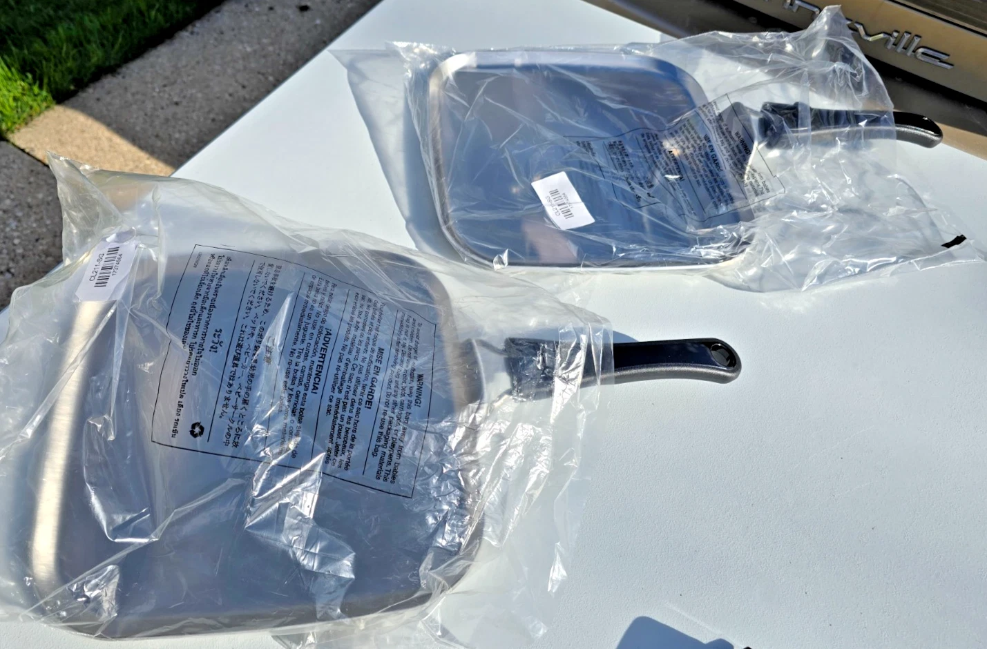 NEW Set of 2 11" Stainless Steel Flat Square Griddle Cookware West Bend USA!
Opens in a new window o