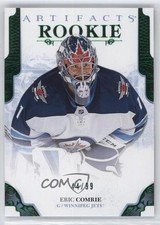 2017-18 Upper Deck Artifacts Rookie Redemptions Emerald 44/99 Eric Comrie g3b