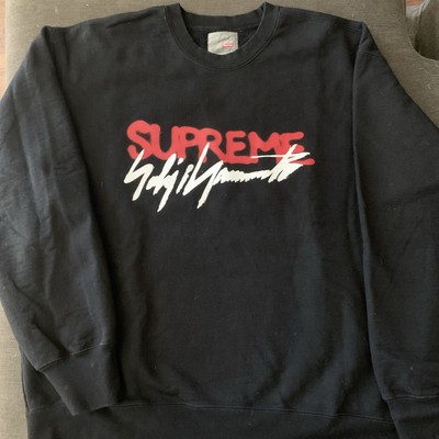 Supreme Yohji Yamamoto Crewneck Sサイズ Supreme Yohji Yamamoto sweatshirt size medium