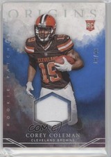 2016 Panini Origins Rookie Patch Blue 16/49 Corey Coleman #RP-CC Patch 01wi