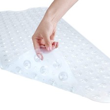 Bath and Shower Safety Mats 40x16 inch, Non Slip with Suction Cups for Bathro...