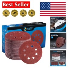 5-Inch 72 PCS Sanding Discs with Hook and Loop - Ideal for DIY & Professionals 0.22 per gallon