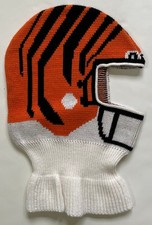 Men's 90s GAME FACE Cincinnati Bengals Football Pull Over Helmet Face Mask Hat