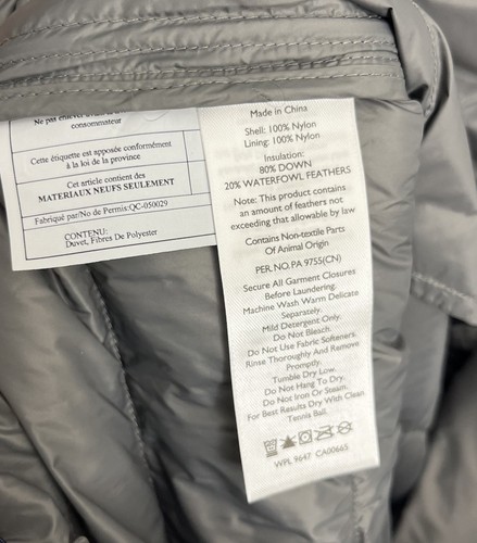 Eddie Bauer Vest Mens L Cirruslite EB650 Down Packable Quilted Navy Blue - Picture 5 of 7