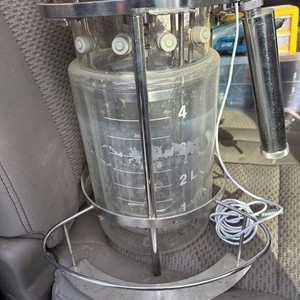 4L Jacketed Double Wall Fermentation Glass