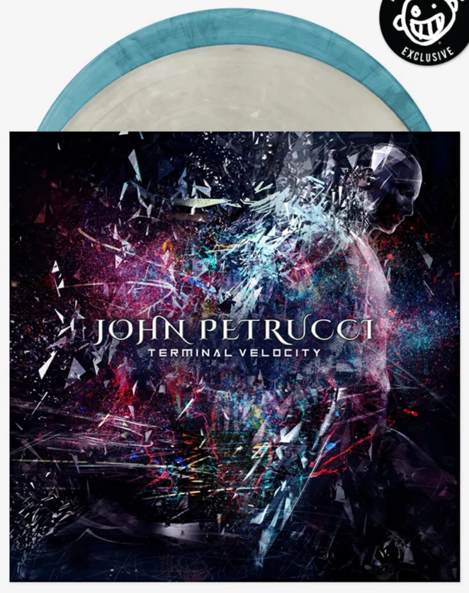 John Petrucci Terminal Velocity 2XLP Pearl Turquoise Vinyl Dream