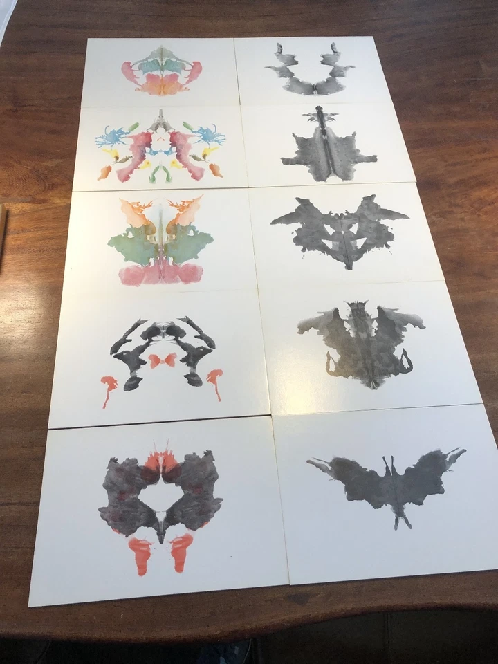Vintage Rorschach Psychodiagnostic Plates 1948 - Image 3 of 4