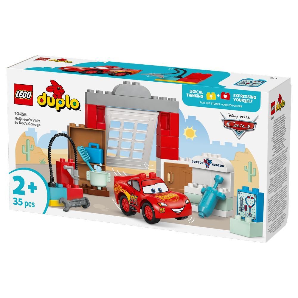 LEGO DUPLO Disney Pixar Cars McQueen’s Visit Doc’s Garage 10456